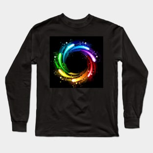 round rainbow banner Long Sleeve T-Shirt